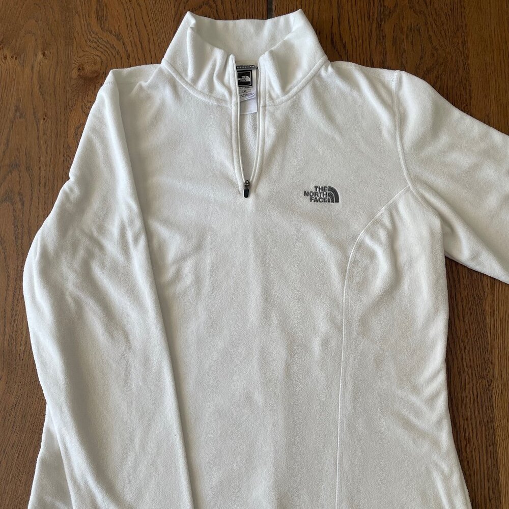 White Fleece Quarter Zip | The North Face
